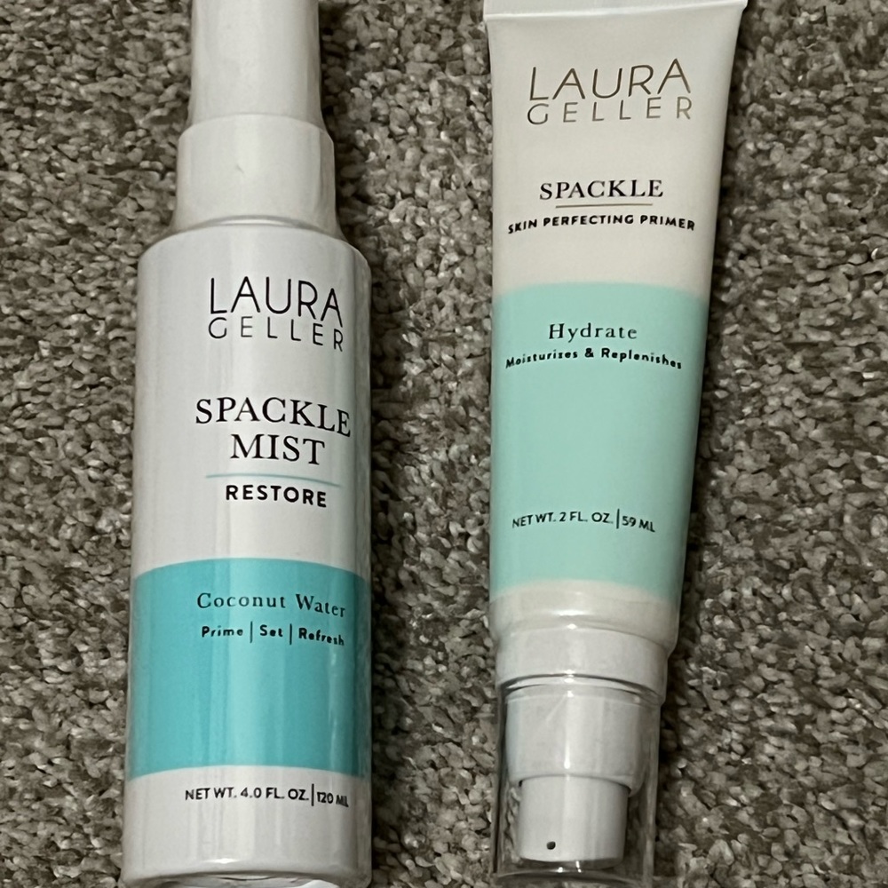 Brand new Laura Geller Spackle setting Mist and primer set